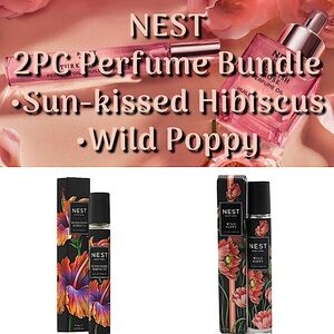 NEST Fragrances Perfume Duo - Sun-kissed Hibiscus & Wild Poppy